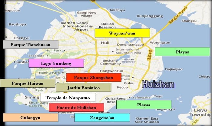 map xiamen
