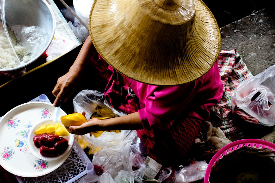 Floating Market in Bangkok