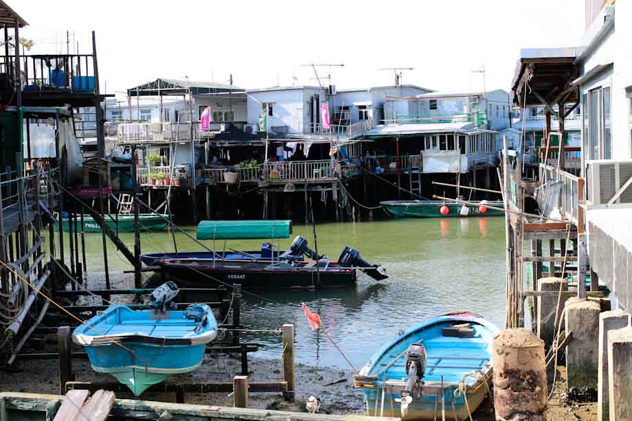 Tai-O Village in Hong Kong