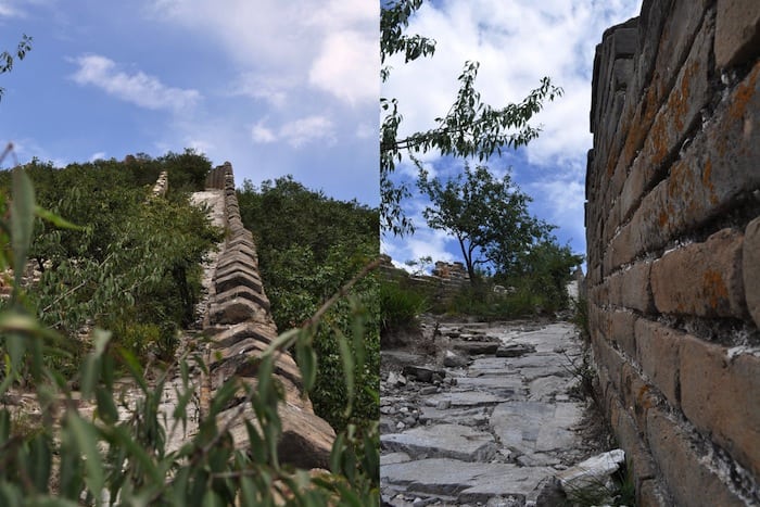 Detail of the slopes