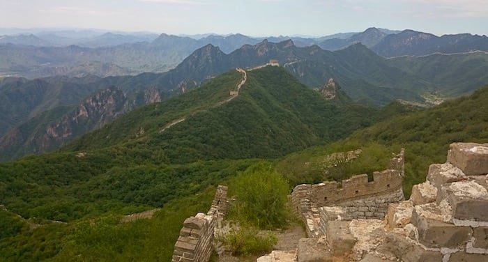 The panorama from Jiankou