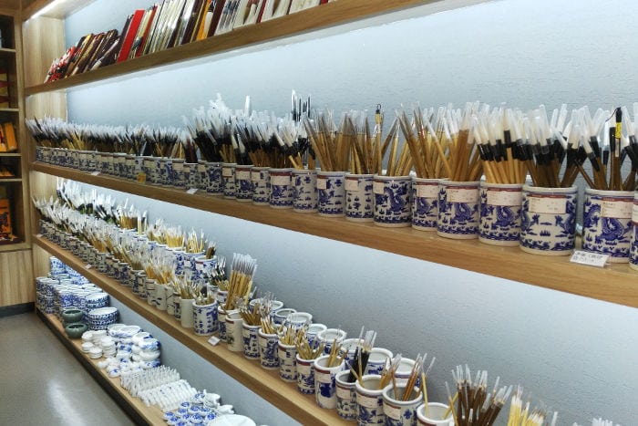 the brushes