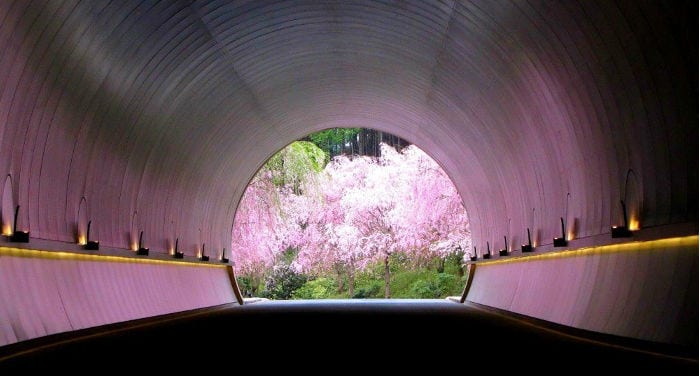 miho museum tunnel