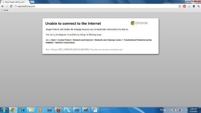 Internet Error Internet Error
