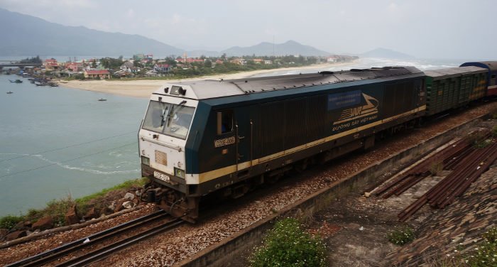 Traveling by train in Vietnam