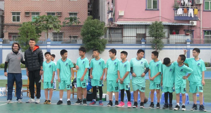 Teaching physical education in Shenzhen, China