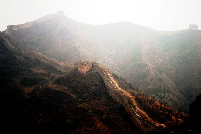 Gran Muralla China sin restaurar