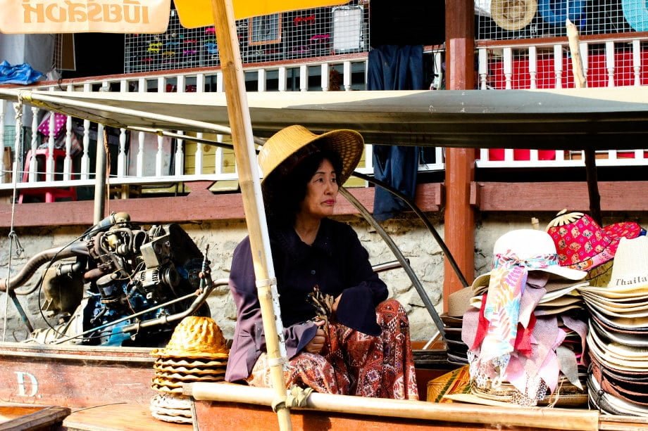 Mercado flotante bangkok