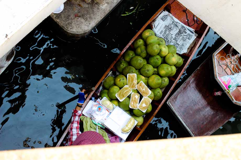 Mercado flotante bangkok