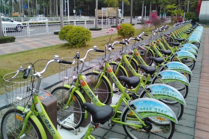 estacion de bicis shenzhen