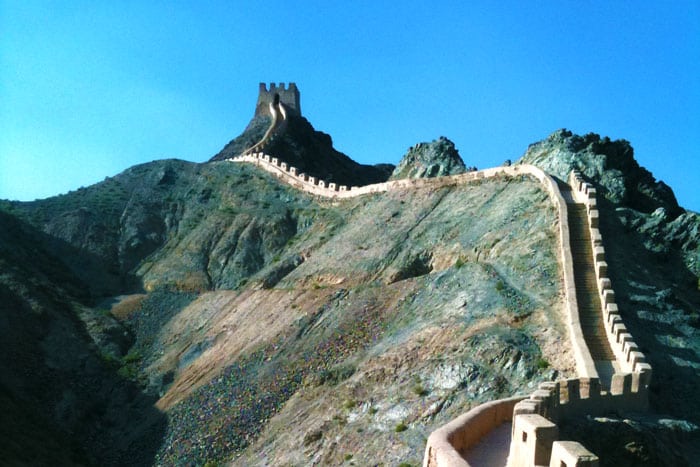 La Gran muralla de Jiayuguan