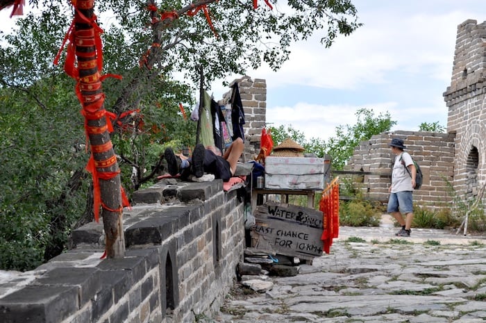 El último tramo de Mutianyu antes de entrar en Jiankou