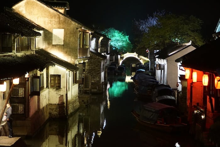 Zhouzhuang de noche