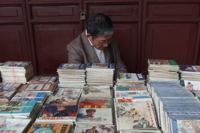 mercado de libros de shanghai