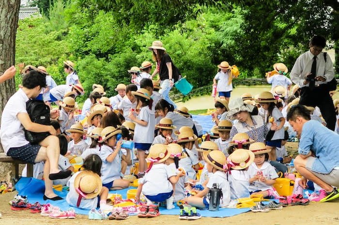 Escolares de excursión