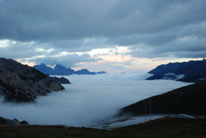 jiuzhaigou cloud sea