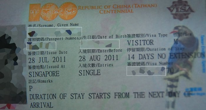 Come Ottenere Il Visto Per Taiwan La Guida Completa