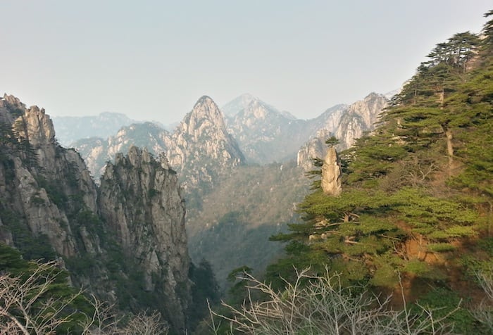 Panorama dalla Huang Shan