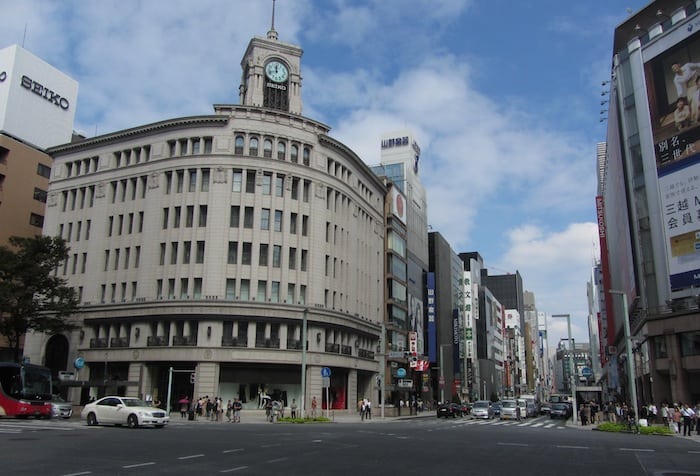 Il quartiere di Ginza